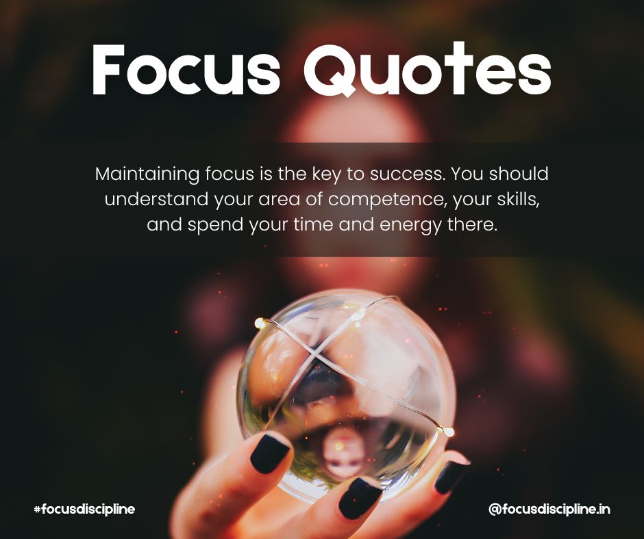focus discipline mindset