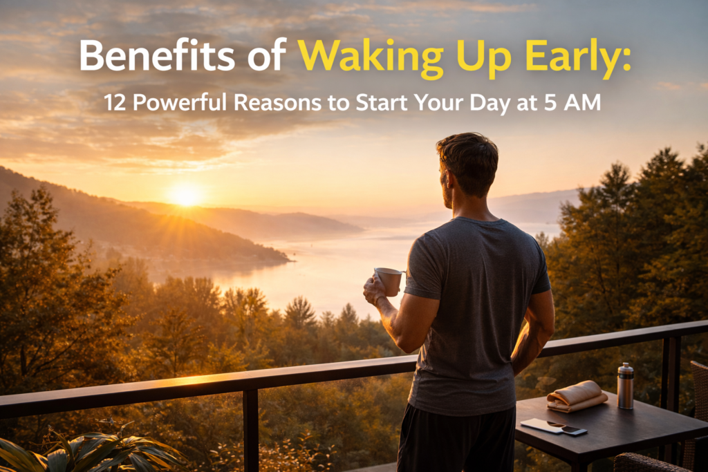 benefits of waking up early morning routine at 5 am